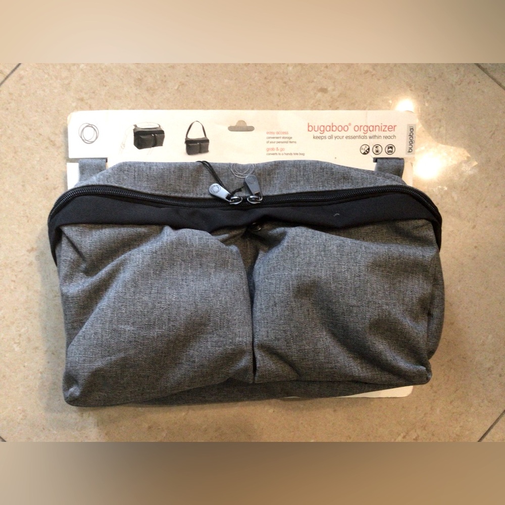 Bugaboo Stroller Organizer- Grey Melange